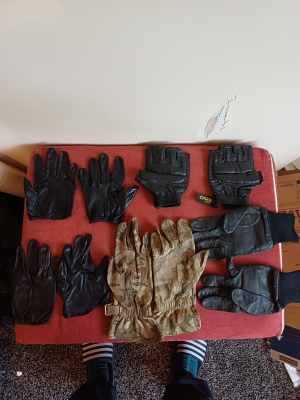 My leather gloves