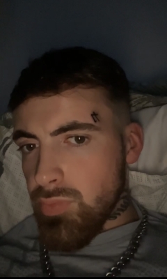 New face tattoo my 2nd face one now tempted for more, show me how weak you are subs who’s gunna get to be my first slub in the stable 🧐